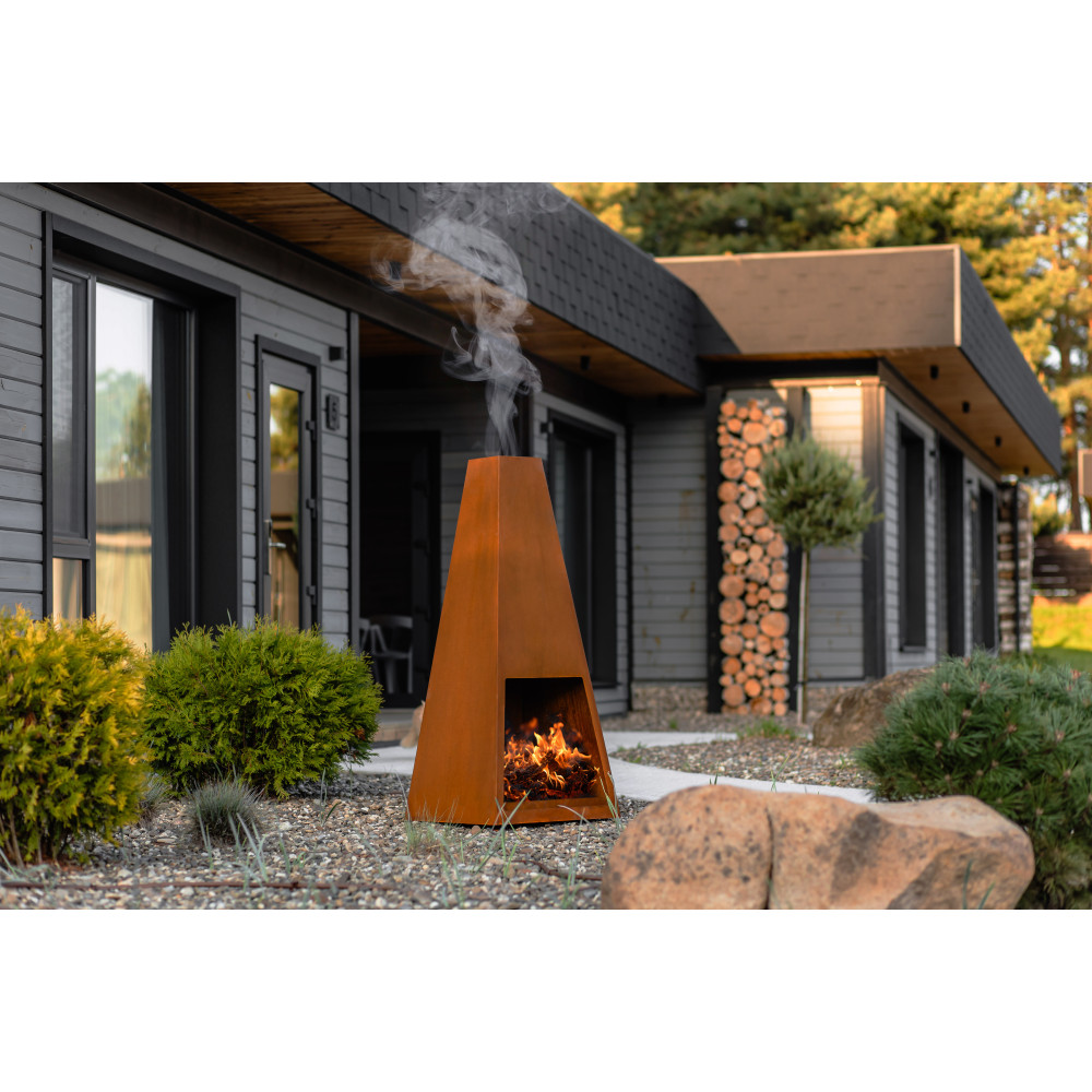 Кострова чаша-вогнище OXA Taper з CorTen Кострова чаша-вогнище OXA Taper з CorTen